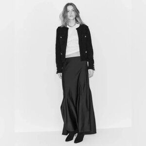 NWT - J.Crew - Gwyneth - slip skirt - Black - Size XS
